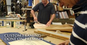 Custom picture framing