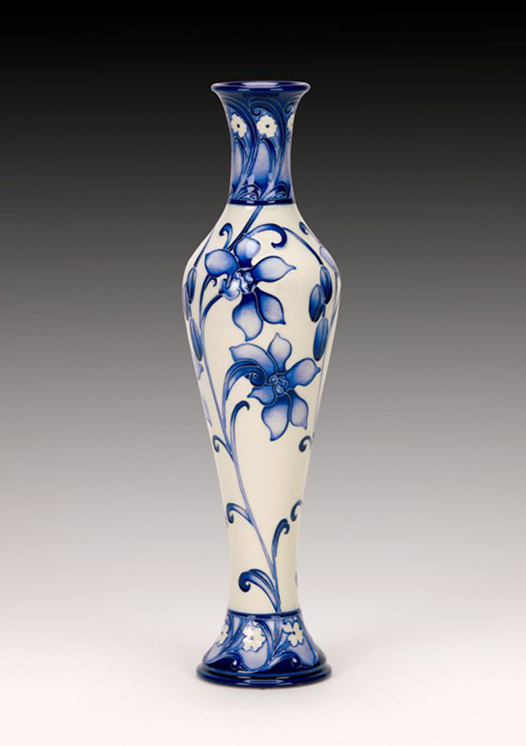 Moorcroft, Australian Orchid vase Stephanies Art Gallery