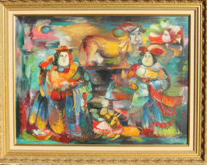 Gayane Khachaturian (1942 – 2009) 31X23 inches , oil on canvas.