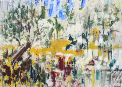 Arthur Pinajian, No. 45, 17x24, oil on canvas, 1967