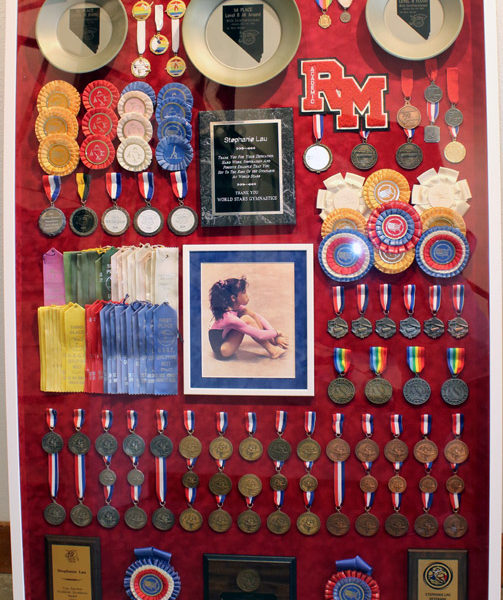 Shadow box for medal frames