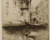 Edgar Chahine, Impressions D’Italie,    15.75x11.25 in. etching, signed Edgar Chahine by pencil lower left.