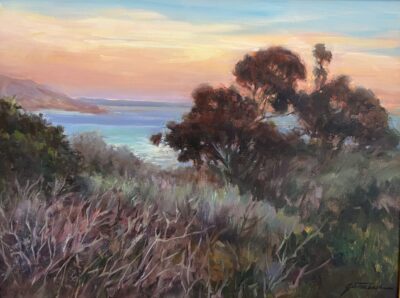 Lynn Gertenbach, Twilight Glow, 18x24 oil on canvas, framed 31.5x24.5.jpg 2