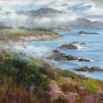 Lynn Gertenbach Mist at Rocky Peak, Carmel 20x24 in. full image