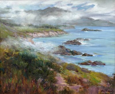 Lynn Gertenbach Mist at Rocky Peak, Carmel 20x24 in. full image