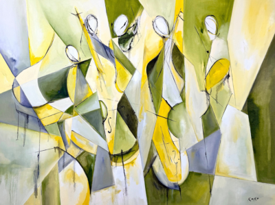 Geometric Musicians, Quartet in Green
